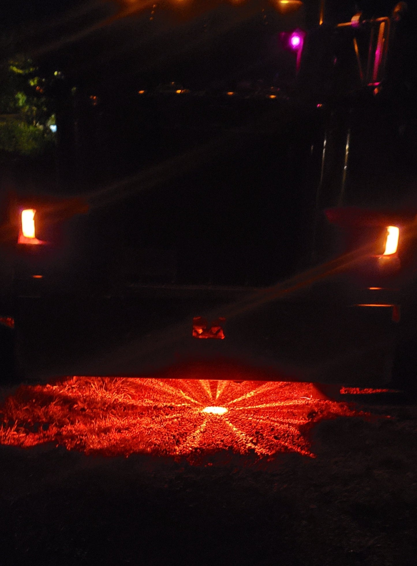 Behind bumper watermelon underglow bracket